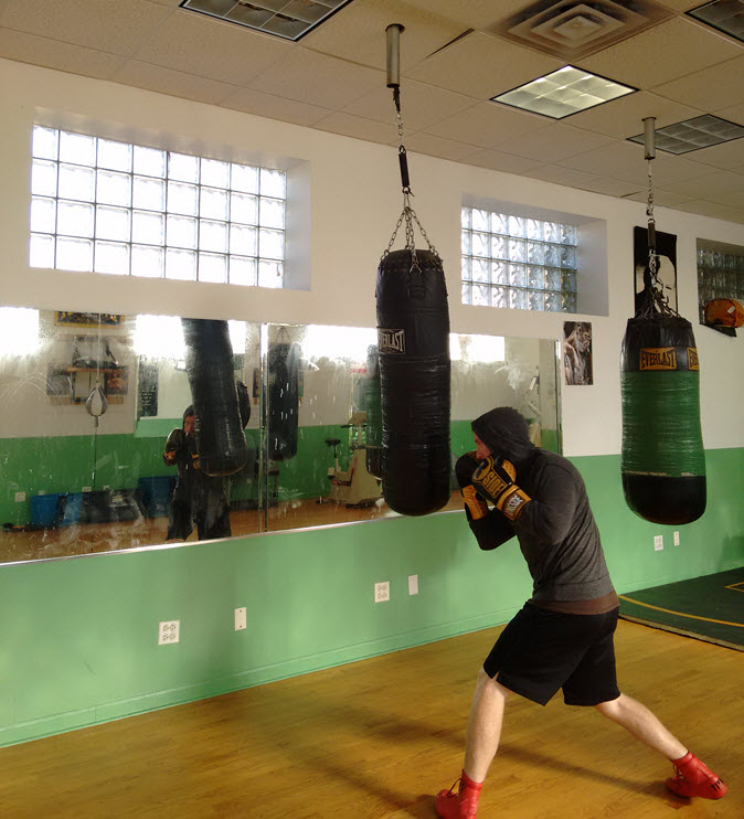 Dan Letz is a local fighter and volunteer coach at the Celtic Boxing Club.